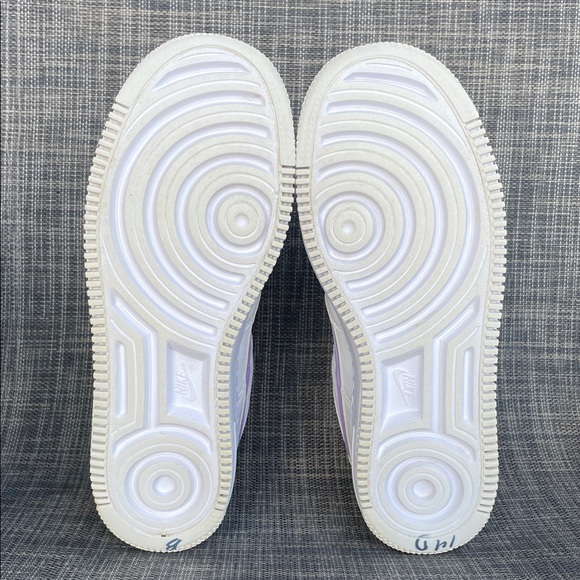 Nike Women's Air Force 1 Shadow 'White Electric Green' Sneakers Shoes size 8 - Picture 10 of 13